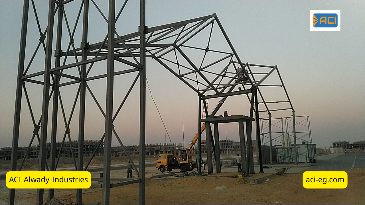 p01 Steel structural gate